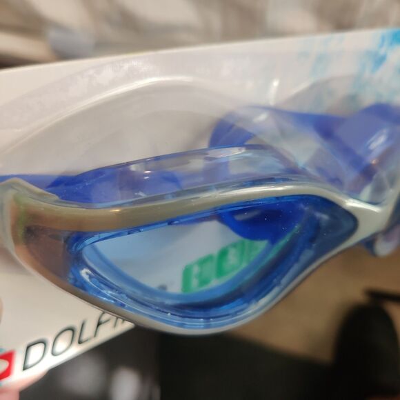 2 Pack Unisex-Adult Swim Goggles Mirrored and Perma Blue Anti-Fog UV Protection - Picture 9 of 13